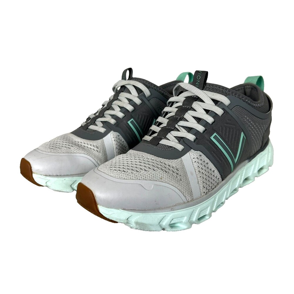 Vionic Women's Captivate Sneakers w AMS Technology Size 8 Gray / Green